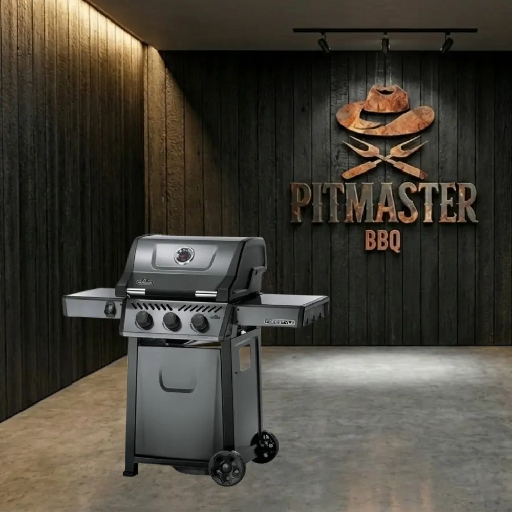 Barbacoa de gas Napoleon Freestyle 365 con carro cerrado