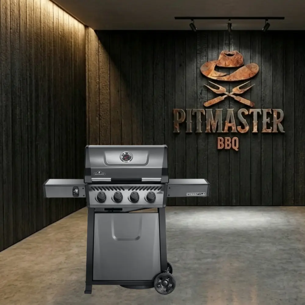 Barbacoa de gas Napoleon Freestyle 425 con quemador infrarrojo SIZZLE ZONE