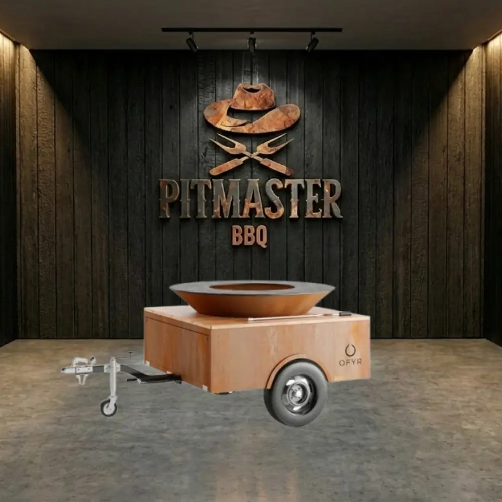 Barbacoa de leña tipo remolque – OFYR Trailer